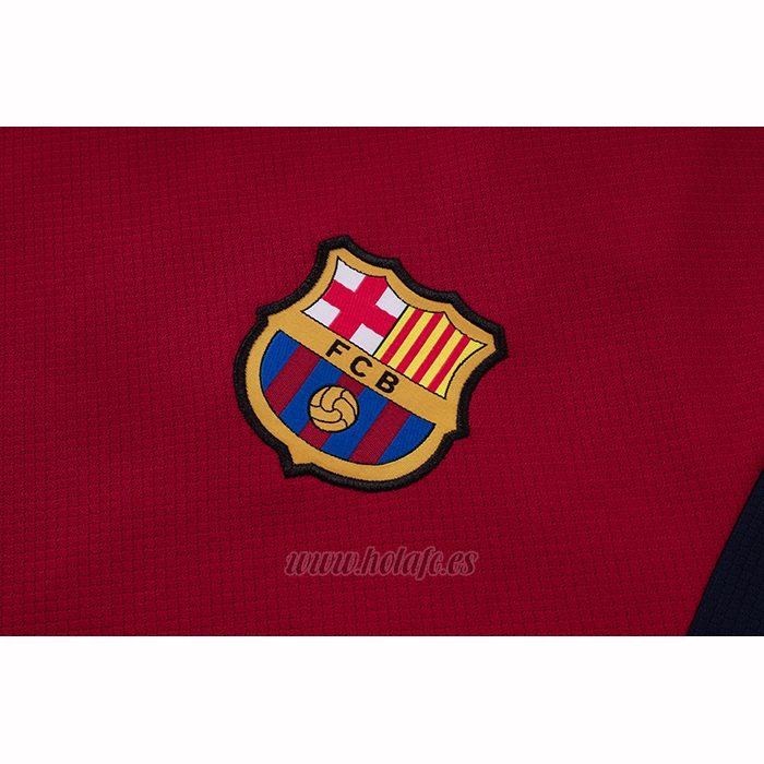 Chandal del Barcelona Manga Corta 2026-2027 Rojo - Pantalon Corto
